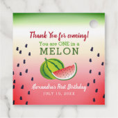 メロンの一歳の誕生日 フェイバータグ (裏面)