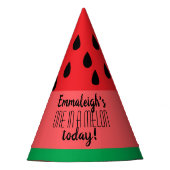 メロンの中でひとり特別な誕生日 パーティーハット (正面)