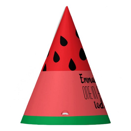 メロンの中でひとり特別な誕生日 パーティーハット (左)