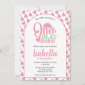 メロンの中でひと際目立つスイートリトルガール 招待状 (正面)