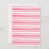 メロンの中のひと 夏のフルーツガールズ フォト ファーストバースデーパーティー 招待状 (裏面)