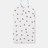 メロンの中の一つ赤ちゃんシャワースイカありがとう ギフトタグ (裏面)