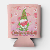 メロンの中の一つ | グリーン格言&スイカハート 缶クーラー (裏面)