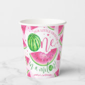 メロンの中の一つ！スイカ誕生日パーティー 紙コップ (裏面)