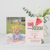 メロンの中の一つ |スイカ |誕生日 招待状 (スタンド正面)