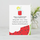 「メロンの中の一つ」誕生日パーティーの写真 招待状 (スタンド正面)