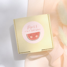 メロンの中の一人 初めての誕生日パーティー ラウンドシール