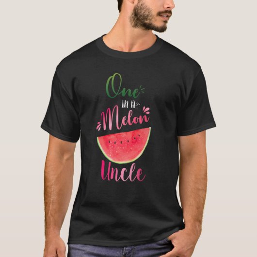 メロンの叔父に入ったスイカのサマー叔父 Tシャツ (正面)