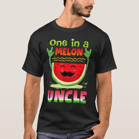 メロンの叔父のスイカのティーに1つ Tシャツ (正面)