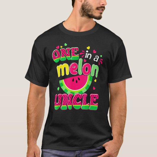 メロンの叔父の日のマッチングのグループ夏の1つ Tシャツ (正面)