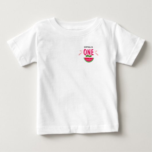 メロンの名前の一つ ベビーTシャツ (正面)