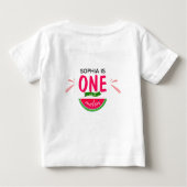 メロンの名前の一つ ベビーTシャツ (裏面)
