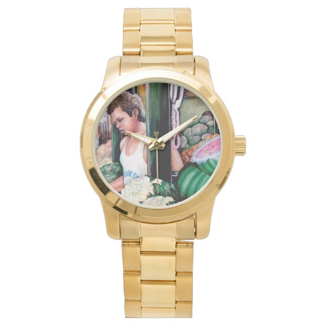 メロンの味は？ 腕時計 (正面)