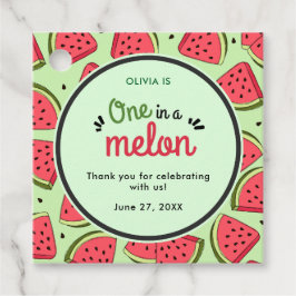 メロンの夏に1人1歳の誕生日ありがとう フェイバータグ