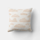 メロンの夢時間 水彩雲スロー枕 クッション (裏面)