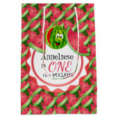 メロンの子どもの誕生日の一人 ミディアムペーパーバッグ (裏面)