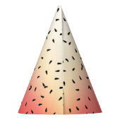 メロンの実にスイカを入れる パーティーハット (裏面)