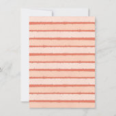 メロンの小さな恋人の最初の誕生日パーティーに1人 招待状 (裏面)