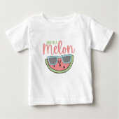 メロンの幼児用Tシャツに一枚 ベビーTシャツ (正面)