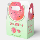 メロンの最初の誕生日のスイカ フェイバーボックス (オープン)