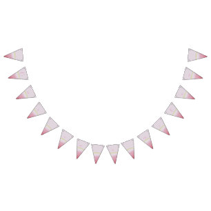 メロンの最初の誕生日スイカに1つ バンティングフラッグ