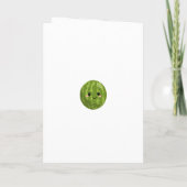 メロンの最初の誕生日パーティーに1人 招待状 (裏面)