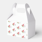 メロンの最初の誕生日パーティーのお願い箱に1つ フェイバーボックス (裏面サイド)