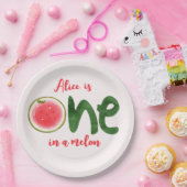 メロンの最初の誕生日 ペーパープレート (パーティー)