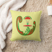 メロンの水のサーファーとスカイダイバー クッション (ブランケット)