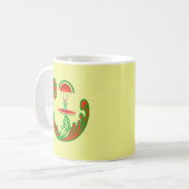 メロンの水のサーファーとスカイダイバー コーヒーマグカップ (正面左)