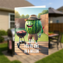 メロンの父の日の焼き物