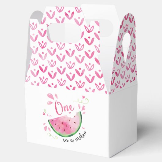 メロンの第1回誕生日パーティーお願いボックスに1つ フェイバーボックス (オープン)