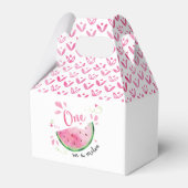 メロンの第1回誕生日パーティーお願いボックスに1つ フェイバーボックス (正面サイド)