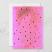 メロンの誕生日のパーティの招待状の1つ 招待状 (裏面)