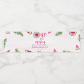 メロンの誕生日の瓶のラベルに1つ ペットボトルラベル (シングルラベル)