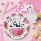 メロンの誕生日パーティーで1人 ペーパープレート (パーティー)