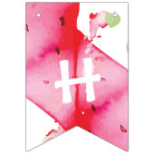 メロンの誕生日写真パーソナライズされたの1 バンティングフラッグ (第2の旗)