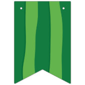 メロンの誕生日写真パーソナライズされたの1 バンティングフラッグ (第1の旗)