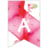 メロンの誕生日写真パーソナライズされたの1 バンティングフラッグ (第3の旗)