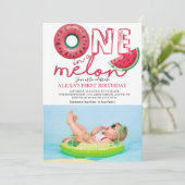 メロンの誕生日写真 招待状 (スタンド正面)