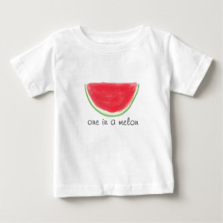 "メロンの1つ"チュチュのボディスーツ ベビーTシャツ