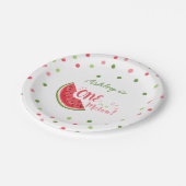 メロンの1年生の紙プレート夏 ペーパープレート (アングル)