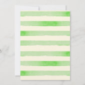 メロンの1歳誕生日招待状 招待状 (裏面)