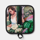 メロンはどうだ? 鍋敷き (正面)