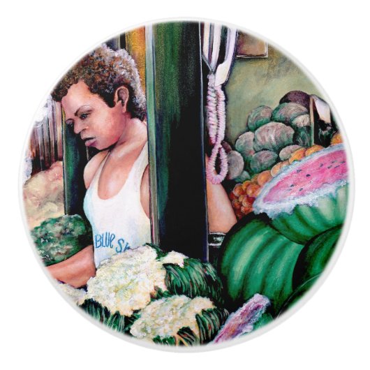 メロンは好きか？ セラミックノブ (正面)