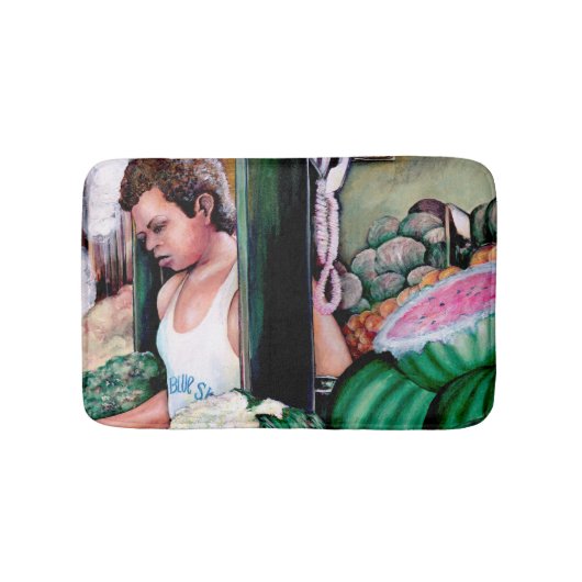 メロンは好き？ バスマット (正面)