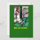 メロンは好き？ マグネット招待状 (正面)