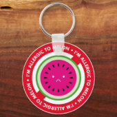 メロンアレルギーだ!メロンアレルギー キーホルダー (正面)