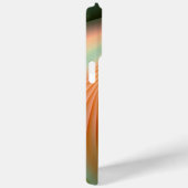 メロンアンドピーチカラーらせん状 Case-Mate iPhoneケース (裏面 / 右)