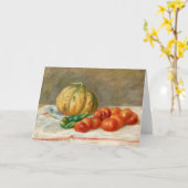 メロンエトメイト | ピエール・アウグストルノアール カード (黄色い花)